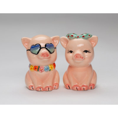 Ensemble salière et poivrière Happy Pigs