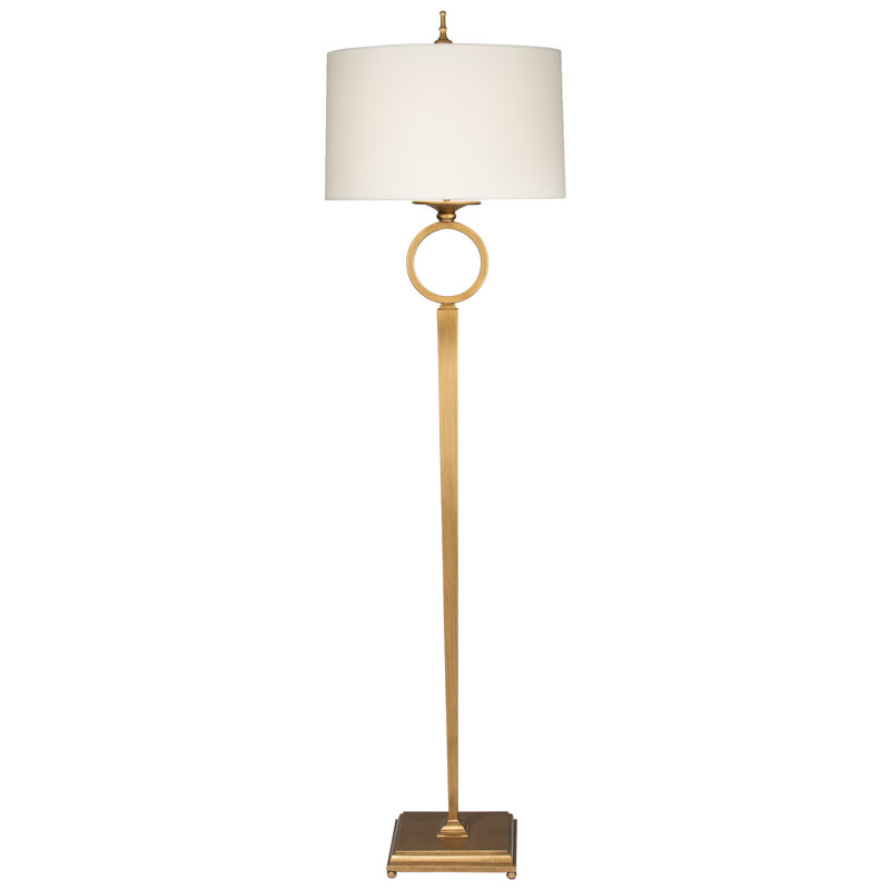 Peering Floor Lamp, Gold, White