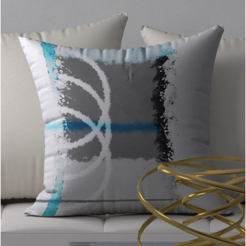 Reversible Throw Pillow, 18" x 18"