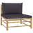 Jenkinson 25.6" Wide Rectangle Patio Sofa with Cushions