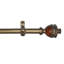 Tringle à rideaux simple réglable 0,75 po Ellzey-164713031