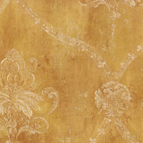 Rouleau de papier peint L 33 pi x l 20,5 po Mifflinburg, Ocre
