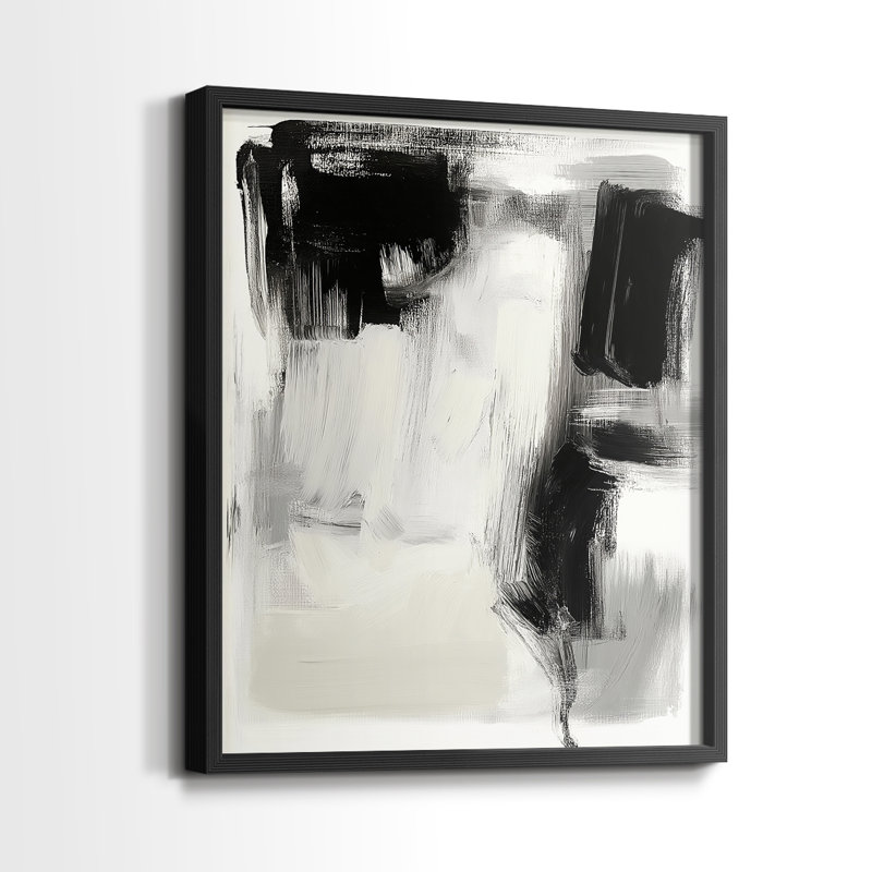 " ABSTRACT Series DCCLXXIII " by J Paul, Black, 11" H x 9" W
