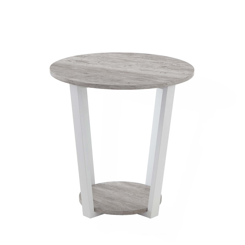 Borga End Table, Gray, Gray