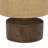 Wood Table Lamp with Shade-1145685380