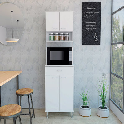 Pantry Piacenza,Two Double Door Cabinet