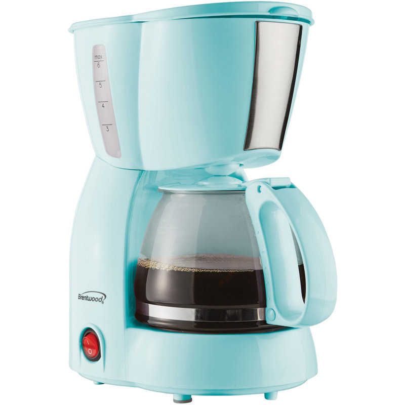 Brentwood Appliances 4-Cup Coffee Maker, Blue 