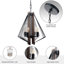 Luminaire suspendu noir 4 lumières