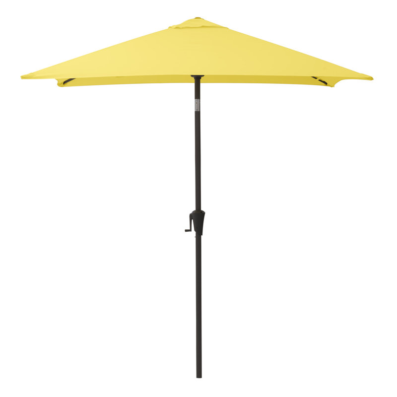 Parasol de marché carré Fidel, Jaune