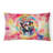Hippie Animals Outdoor Throw Pillow