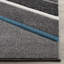 Tapis gris / bleu sarcelle à motif patchwork Vilica-23046486