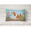  Coussin décoratif intérieur / extérieur Cavalier Spaniel Spring