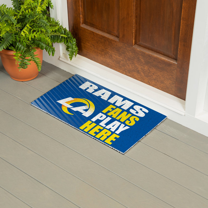 Tapis en PVC Los Angeles Rams Fan, 28 po x 16 po