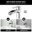 Robinet de lavabo de salle de bain monotrou à poignée simple Niko-28294655-14765323