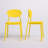 Kaden Premium All-Weather Wicker Outdoor Stacking Dining Side Chair-999625404
