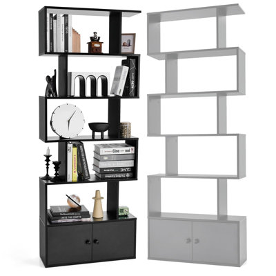 Berwaldt 183cm H x 70cm W Geometric Bookcase