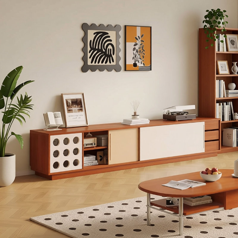 Meuble télé Retro, H 18,89 po x L 70,86 po x l 15,74 po