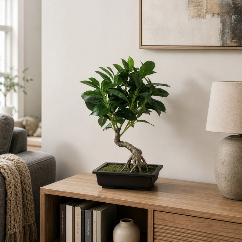 18" Artificial Bonsai Tree in Planter