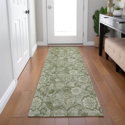 Tapis intérieur / extérieur Xhevrie lavable à la machine