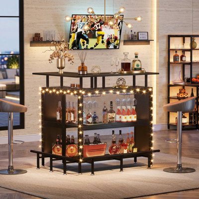 Bar avec rangement Bhima