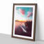 Vancouver Canada at Night - Picture Frame Painting Print-55605036-55605041