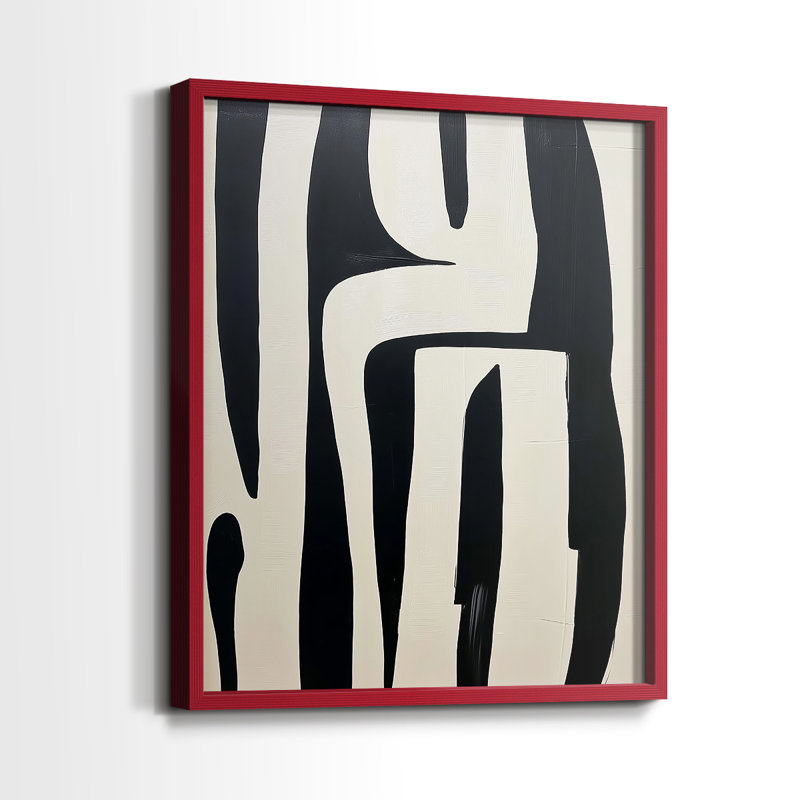 "ABSTRACT Series DCL III" par J Paul, Blanc / Blanc, H 21 po x l 17 po