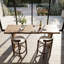 Ensemble de 2 tabourets pivotants de style Mid-Century avec rembourrage confortable