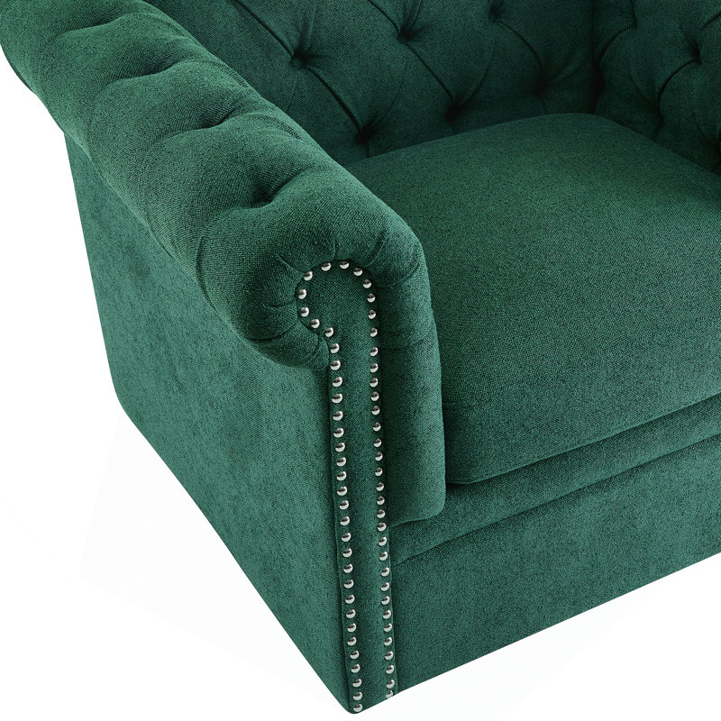 Fauteuil club pivotant Chesterfield