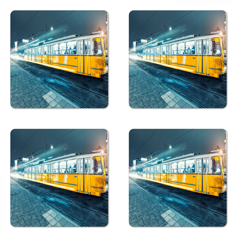 Square 4 Piece Coaster Set