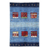 Persian hand knotted Gabbeh Loribaft 2'X 3'