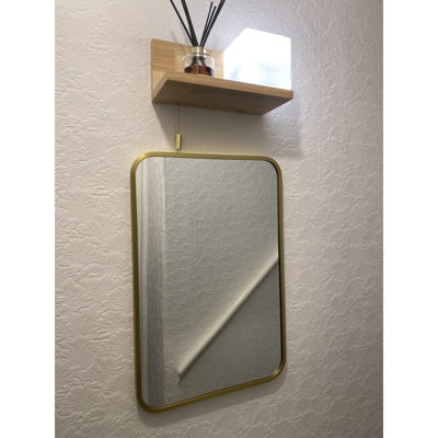 Squoval Wall Mirror Gold