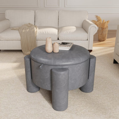 24" Ottoman With Removable Top
