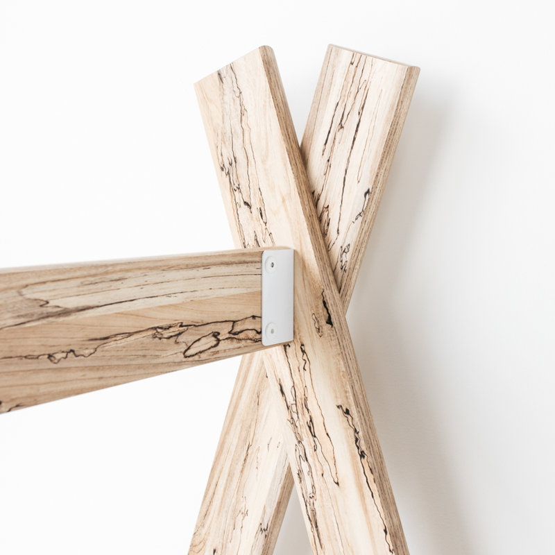 Violetta Canopy Bed by Zipcode Design™, Simple, Brun / Blanc