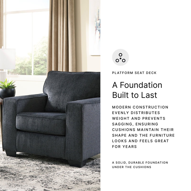 Fauteuil en polyester de 38 po de largeur New England