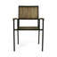 Bridget Wood and Metal Dining Chair Set, Modern Industrial Design