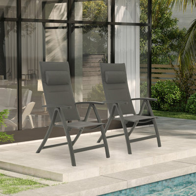 Foldable Patio Dining Armchair