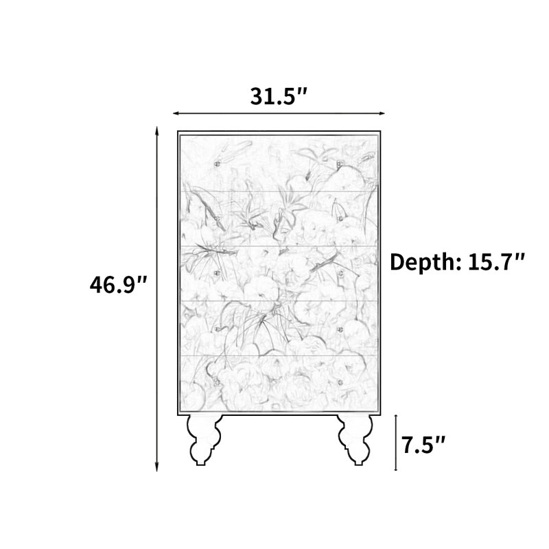 Armoire décorative rétro