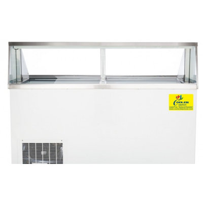 Cooler Depot Commercial Freezer 31 Cubic Feet Merchandising Freezer - 88''