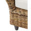 Banc rembourré en osier Calne