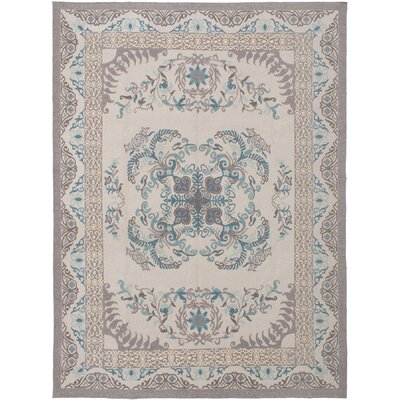 Weyant Sumak Handwoven Flatweave Wool Light Gray Area Rug -  Darby Home Co, 5B163262726246BDA2FD64DE8313F36F