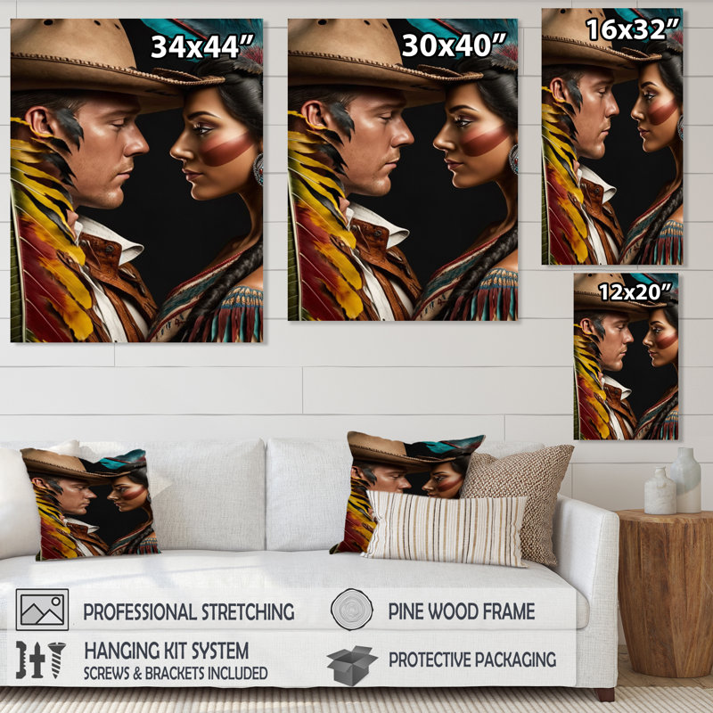 - Impression sur toile, H 32 po x l 24 po x P 1 po, Toile tendue