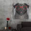 "Carlin portant des lunettes de hipster 4" par Furbaby Affiliates-395630796