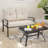 2 - Person 49cm Long Bistro Set With Padded Cushions And Table