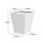 Tall Metal Tapered Planter – Large Outdoor & Indoor Garden Plant Pot with Drainage Hole and Rubber Plug, Stylish Burnished for Home and Patio-44186892-44186894
