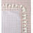 Brown Gingham Check Tasseled Cotton Blend Square Tablecloth-1382811913-1406135159