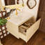 Meuble-lavabo de salle de bain 30 po avec lavabo en céramique-125515290