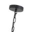 Luminaire suspendu noir 4 lumières Elenia