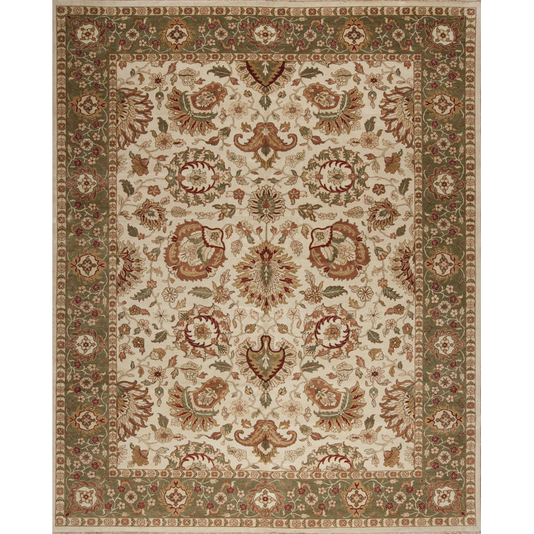 Mahal Hand Knotted Wool Area Rug