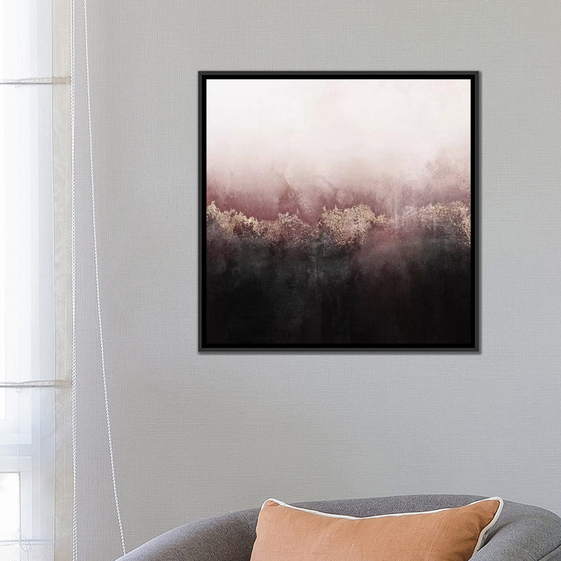 «Sky», reproduction sur toile, Toile avec cadre noir, Pas de tapis, H 18 po x l 18 po x P 1,5 po