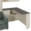 Grand lit escamotable avec canapé-lit, bureau en L et armoire de rangement, tiroirs-357766703
